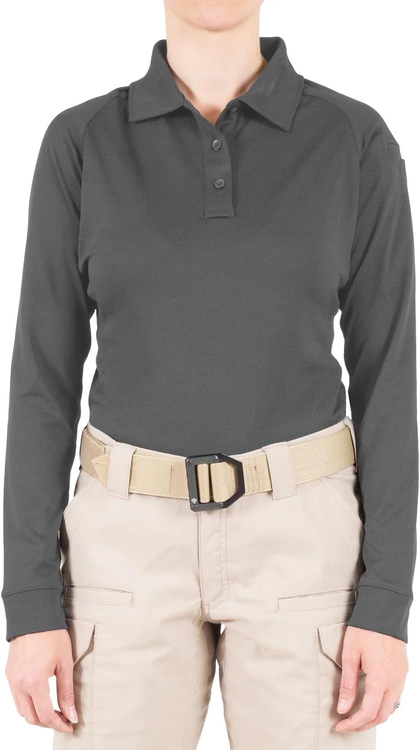 First Tactical Women's Performance Long Sleeve Polo