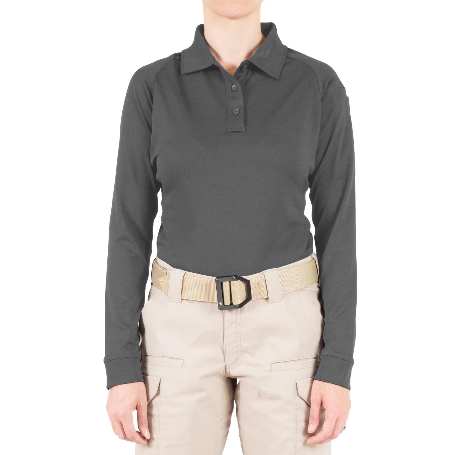 First Tactical Women's Performance Long Sleeve Polo