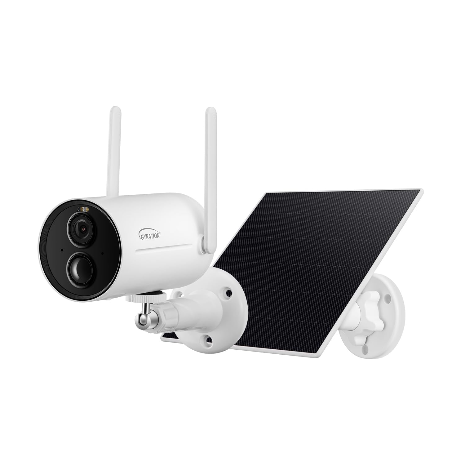 Gyration Cyberview 3010 3 Megapixel Indoor/Outdoor Smart WiFi Bullet Camera With Solar Panel