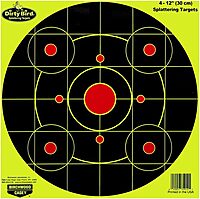 Birchwood Casey Dirty Bird Bull's-Eye Splattering Sight-In Targets