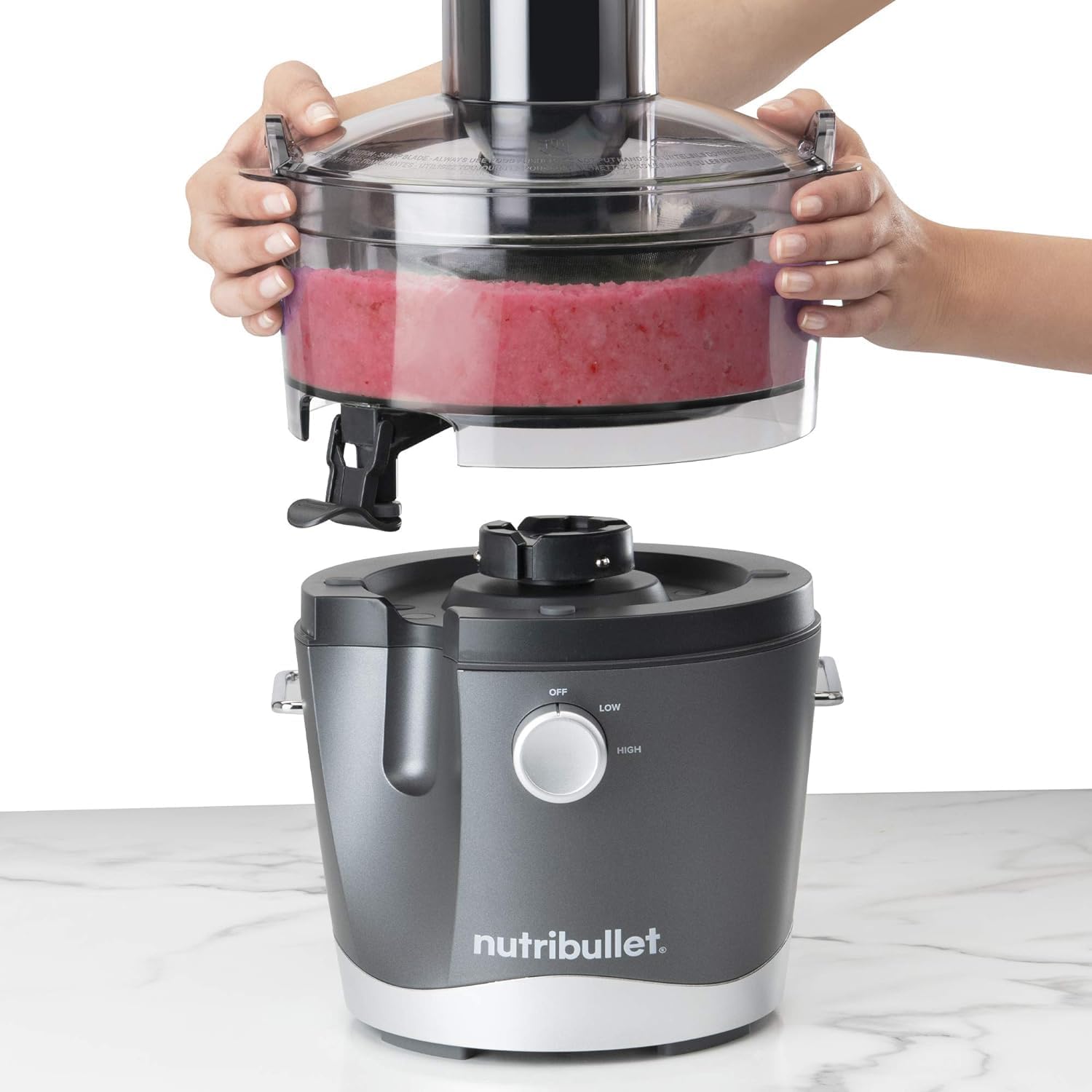 NutriBullet Juicer Centrifugal Juicer Machine for Fruit, Vegetables, and Food Prep, 27 Ounces/1.5 Liters, 800 Watts