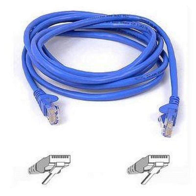 Belkin 4ft 10/100BT RJ45M/RJ45M CAT5E Patch Cable (Blue) 1 Count (Pack of 1)