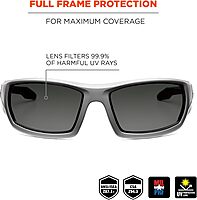 ERGODYNE Skullerz Odin Polarized Safety Sunglasses