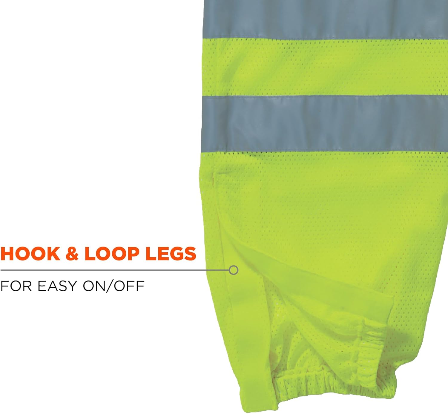 Ergodyne GloWear 8910 Class E ANSI High-Visibility Lime Reflective Safety Pants