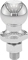 CURT 40001 Chrome Trailer Hitch Ball, 2,000 lbs, 1-7/8-Inch Diameter, 3/4 x 1-5/8-Inch Shank, Silver