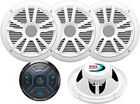 BOSS Audio Systems Marine Gauge Receiver - Weatherproof Bluetooth Digital Media Receiver