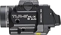 Streamlight 69478 TLR-8 HL-X G sub USB 1000-Lumen Weapon Rail-Mounted Rechargeable Tactical Flashlight with Integrated Green
