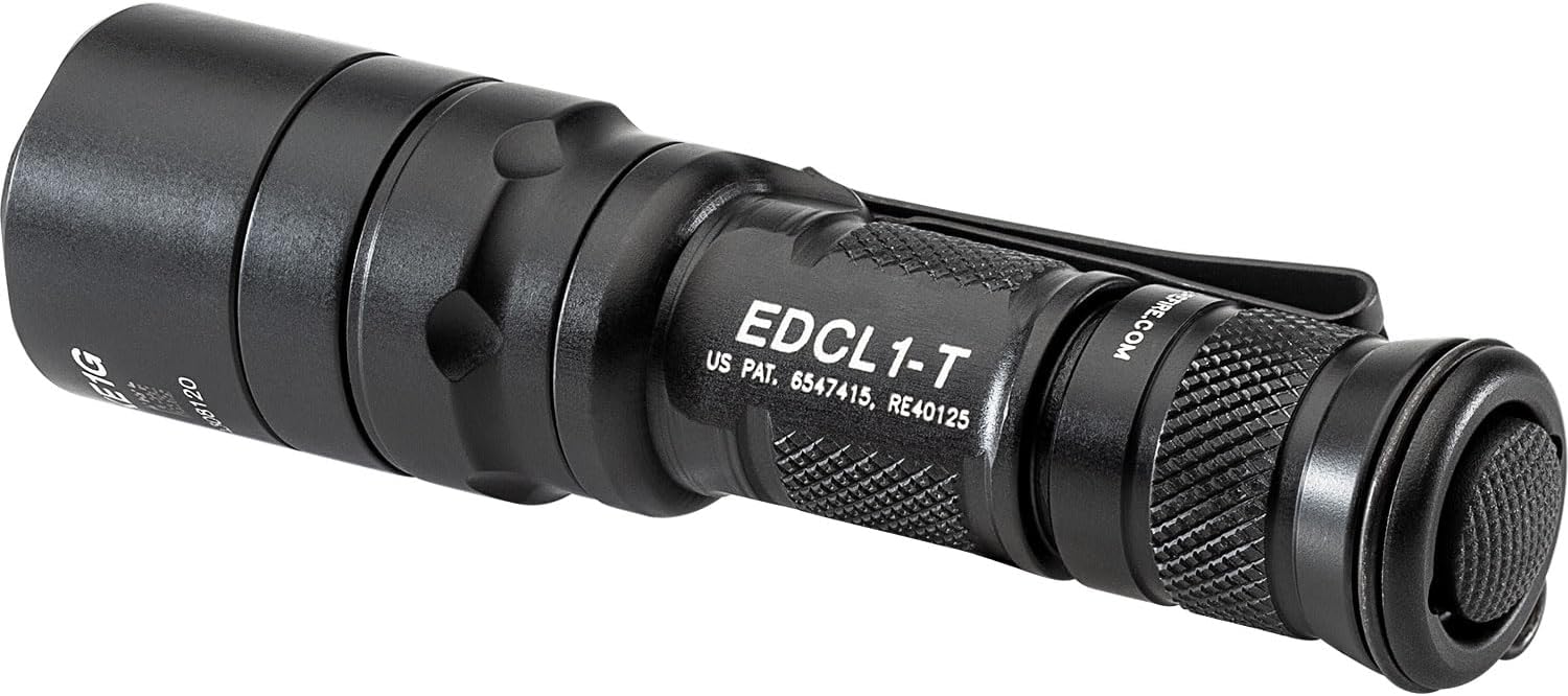 SureFire EDCL1-T Everyday Carry Light, Black (5/500 Lumens)