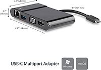 STARTECH USB Flash Drive and USB-C Multiport Adapter