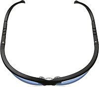 MCR KD113 Crews Klondike Safety Glasses Black Frame Light Blue Lens, 1 Pair