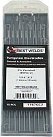 Best Welds 900-1167GC2 1/16 x 7in 2% Ceriated Tungsten Electrodes, 10-Pack