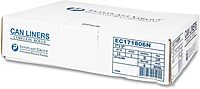 Integrated Bagging Systems High-Density 0.24-mil Can Liners, 18in x 17in, 4 Gallons, Clear, 50 Liners Per Roll
