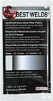 BEST WELDS 901-932-117-13 - 2" Glass Silver Mirror Filter Plate, Silver/13, 4.5" x 5.25"