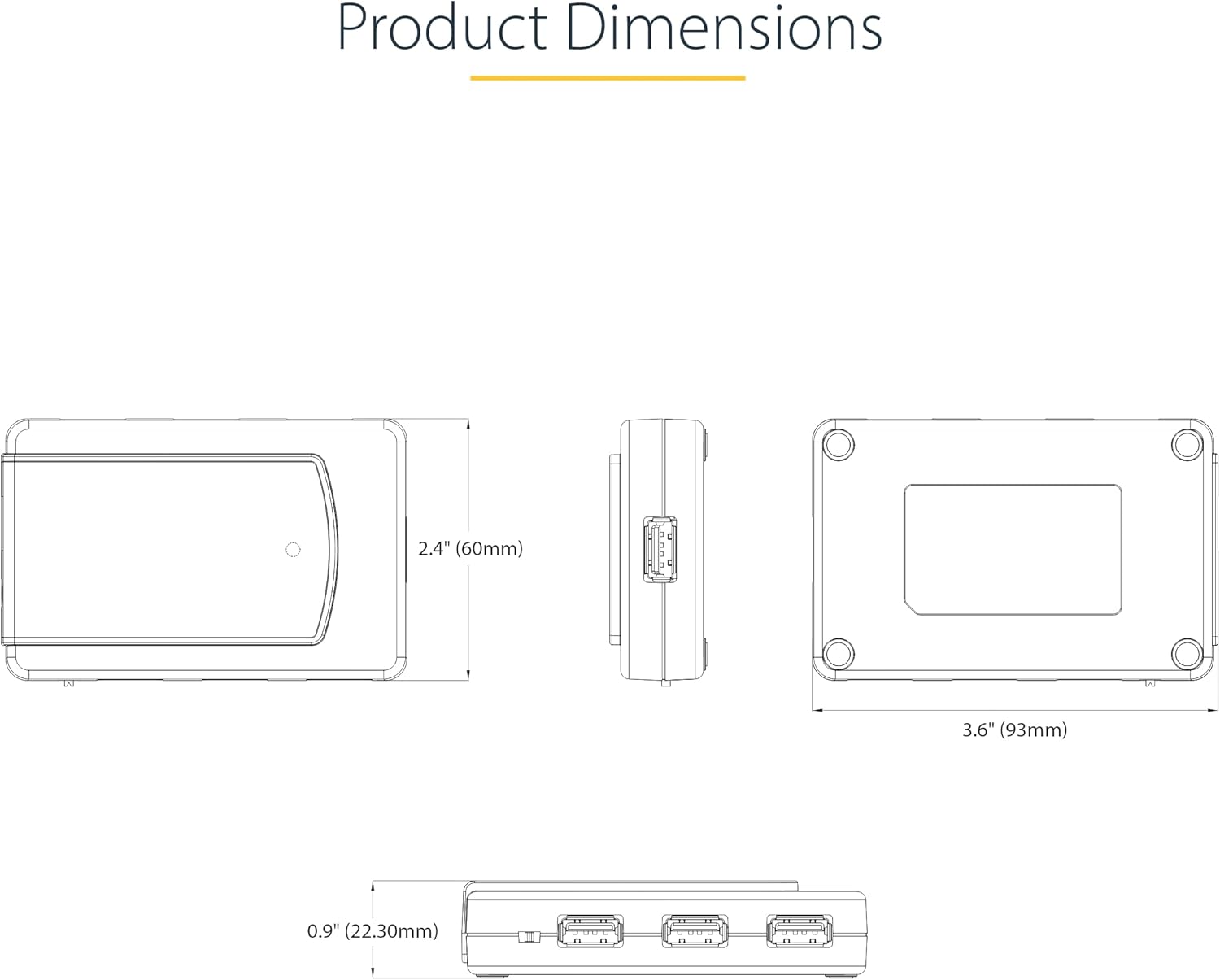 StarTech USB 3.0 SuperSpeed Powered USB-A Expansion Hub
