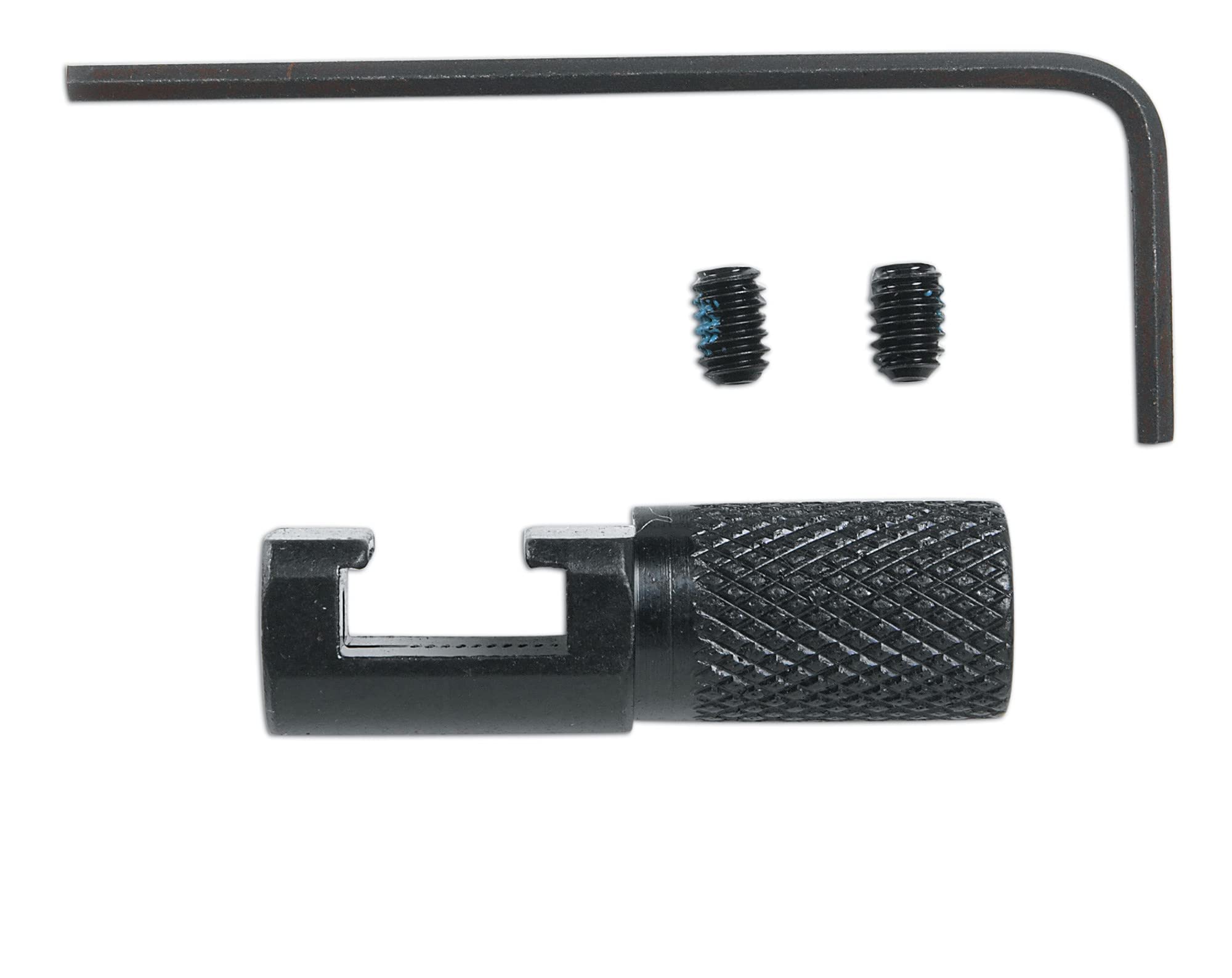 Uncle Mike's Hammer Extension, Blued Steel, Knurled Surface