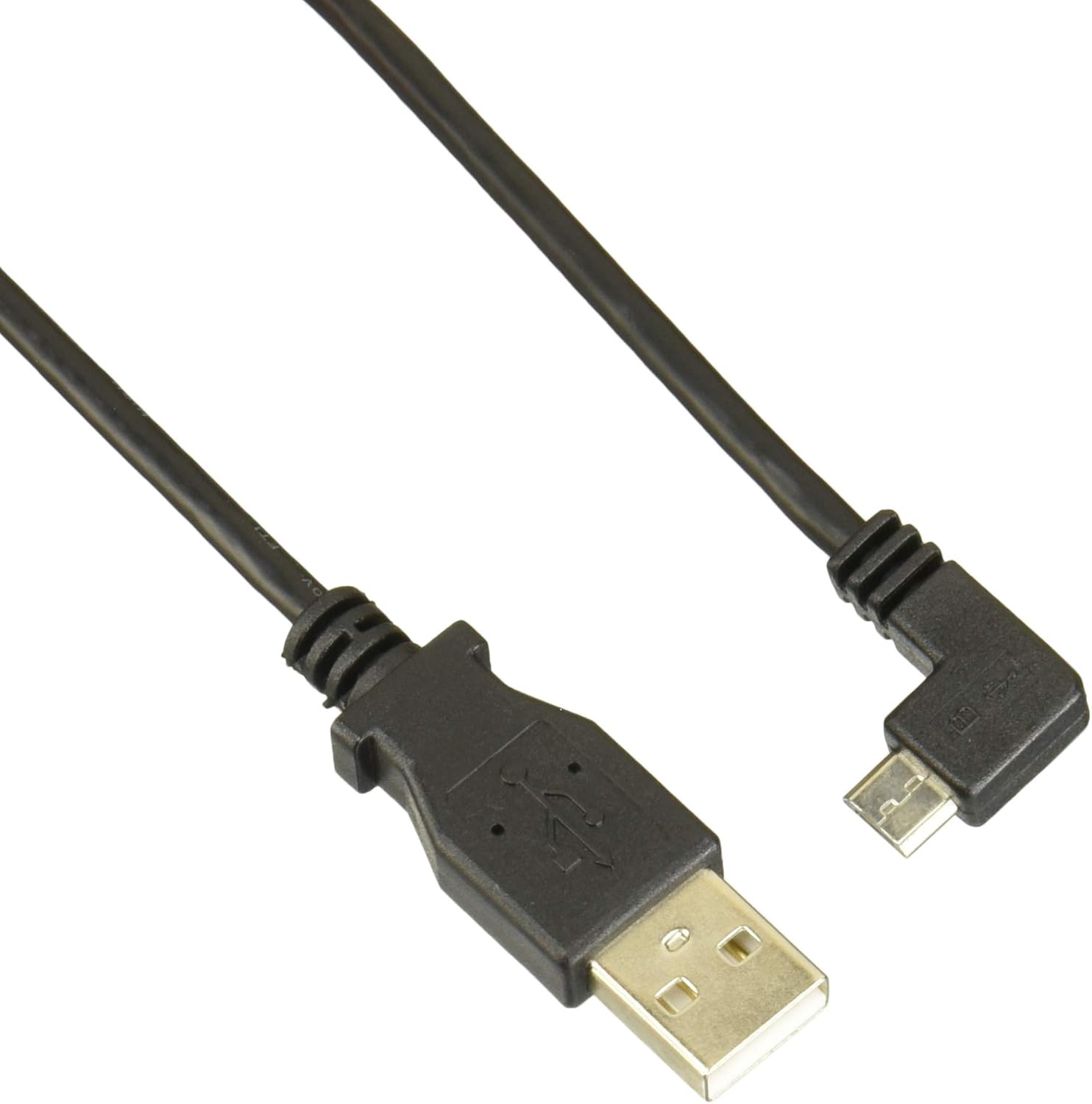 StarTech.com 1m 3ft Right Angle Micro-USB Charge-and-Sync Cable M/M - USB 2.0 A to Micro-USB - 30/24 AWG - USBAUB1MRA