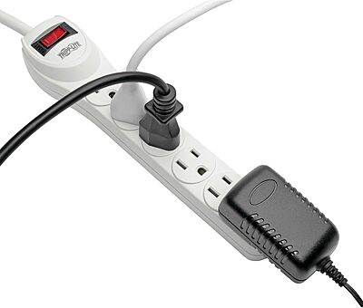 Tripp Lite Protect It! TLP602 Surge Protector 6-Outlet 180J, 2-ft Cord - White