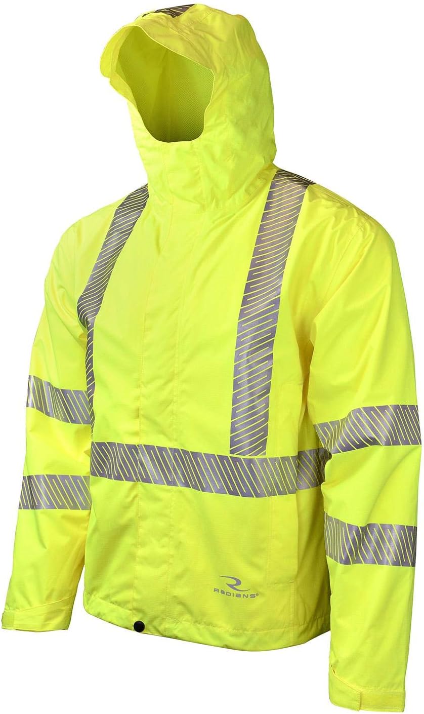 Radians RW11-3ZGR Lightweight Waterproof Rain Jacket One Size Multi