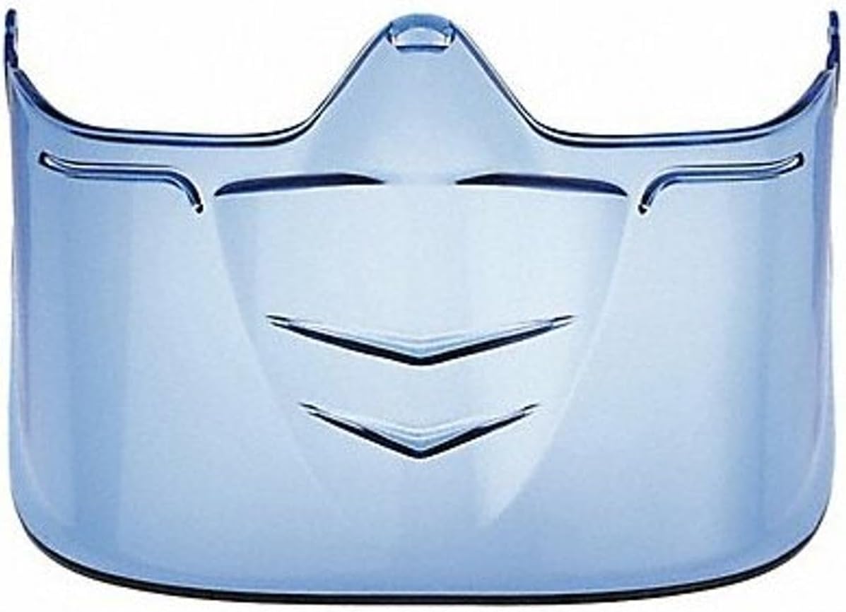 Bolle Safety Super Blast Visor with Clear Lens, Black/Blue, Clear