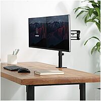 StarTech.com Desk Mount Dual Monitor Arm - Desk Clamp VESA Compatible Monitor Mount for up to 32 inch Displays - Ergonomic Articulating Monitor Arm - Height Adjustable/Tilt/Swivel/Rotating (ARMDUAL3)