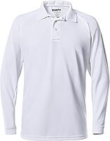 VERTX Mens Coldblack Long-Sleeve Tactical Polo Shirt