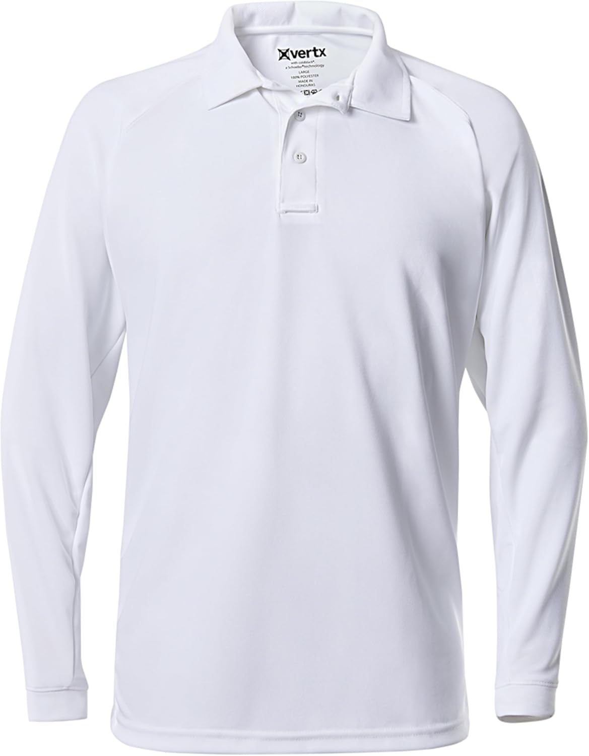 VERTX Mens Coldblack Long-Sleeve Tactical Polo Shirt