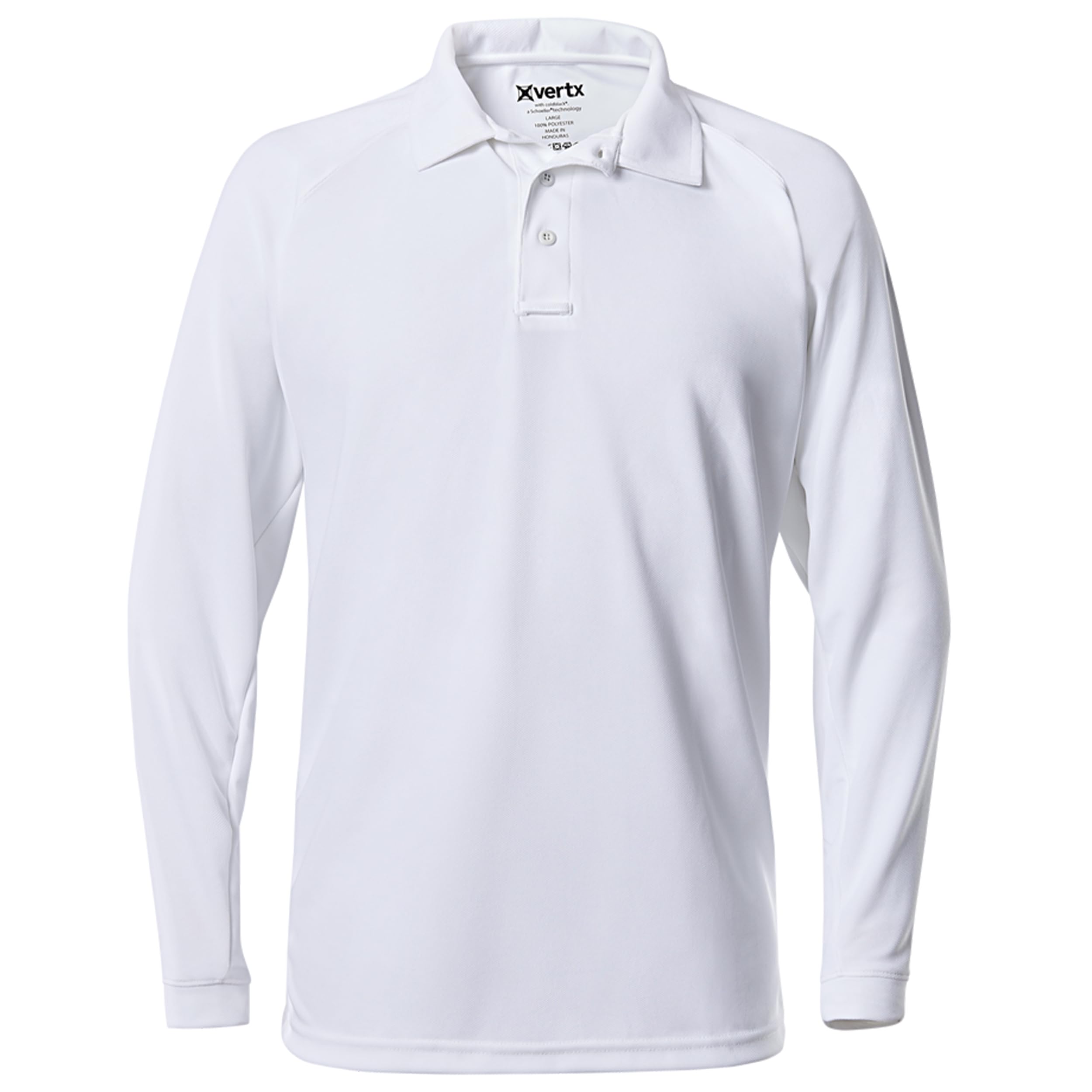 VERTX Mens Coldblack Long-Sleeve Tactical Polo Shirt