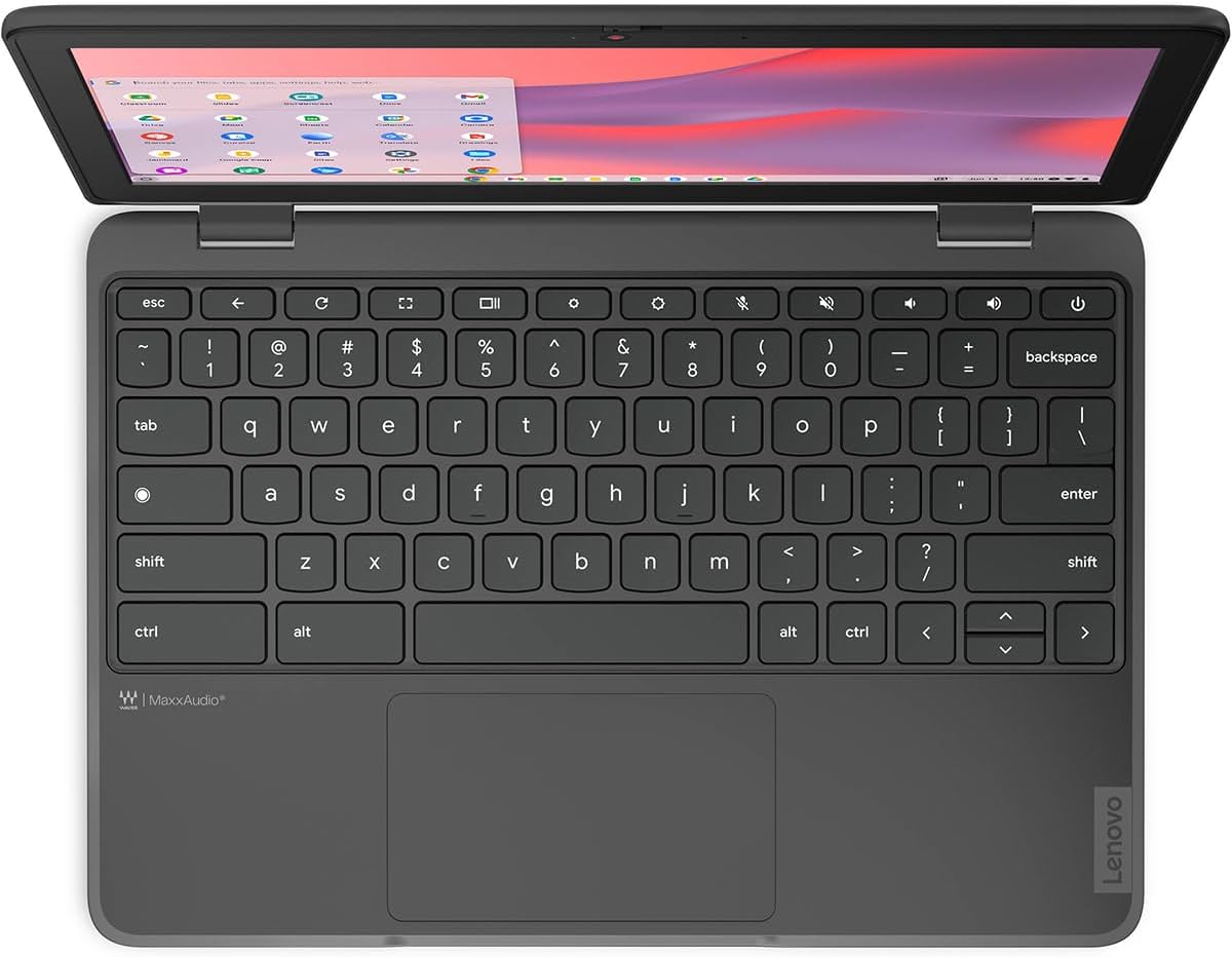Lenovo 100e Chromebook Gen 4 83G80000US 11.6" Touchscreen Chromebook - HD - Intel N-Series N100-4 GB - 32 GB Flash Memory