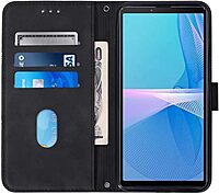 Mobile Phone Case for Sony Xperia 10 III Case, Premium Leather Foldable Case Flip Protective Case [Card Slots] [Magnetic