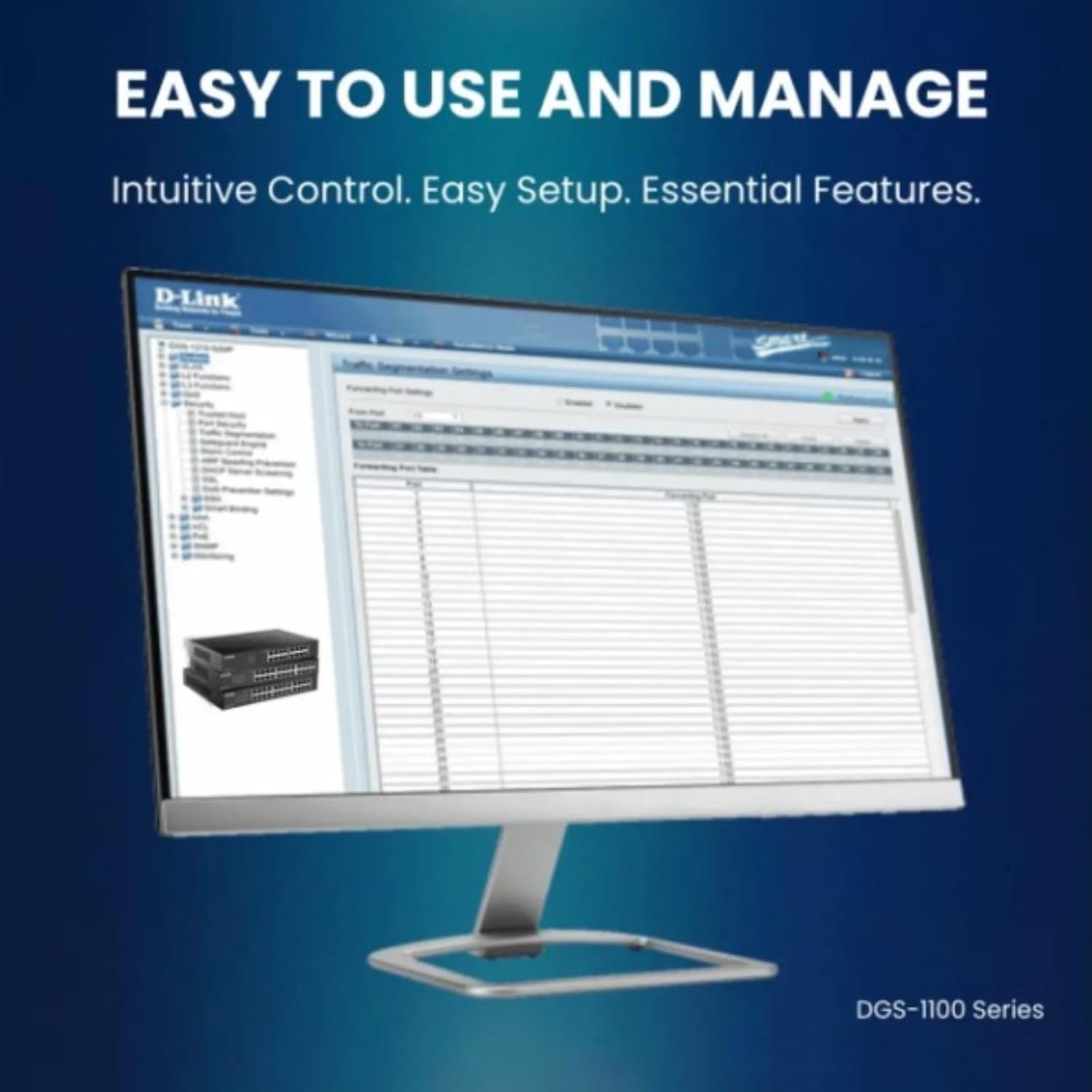 D-Link DGS-1100 Series Smart Managed Gigabit Switches