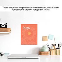 Barker Creek Art Prints Set of 8, Be Kind, Inspirational Art Prints with a Mindfulness Theme, 8" x 10", Suitable for Framing, Set of 8 (4187)