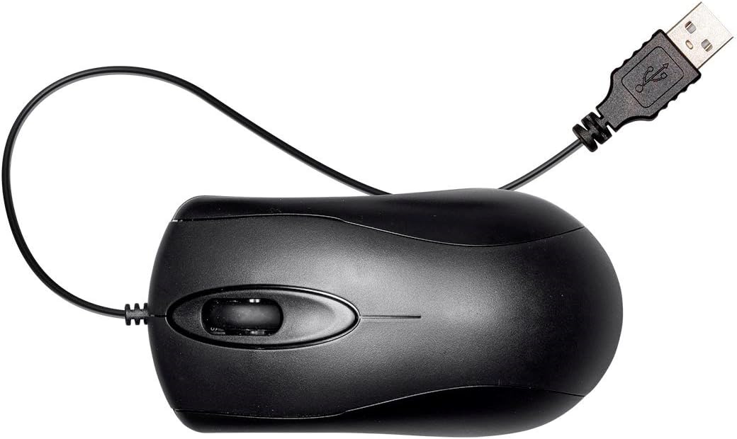 Monoprice Essential USB Mouse (115907) Black