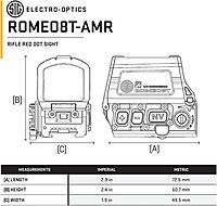 SIG SAUER ROMEO8T-AMR Red Dot Sight SOR8T101 | 1x40mm QBCD 2.0 MSAR Reticle | Ultra-Durable Waterproof Tactical Optic