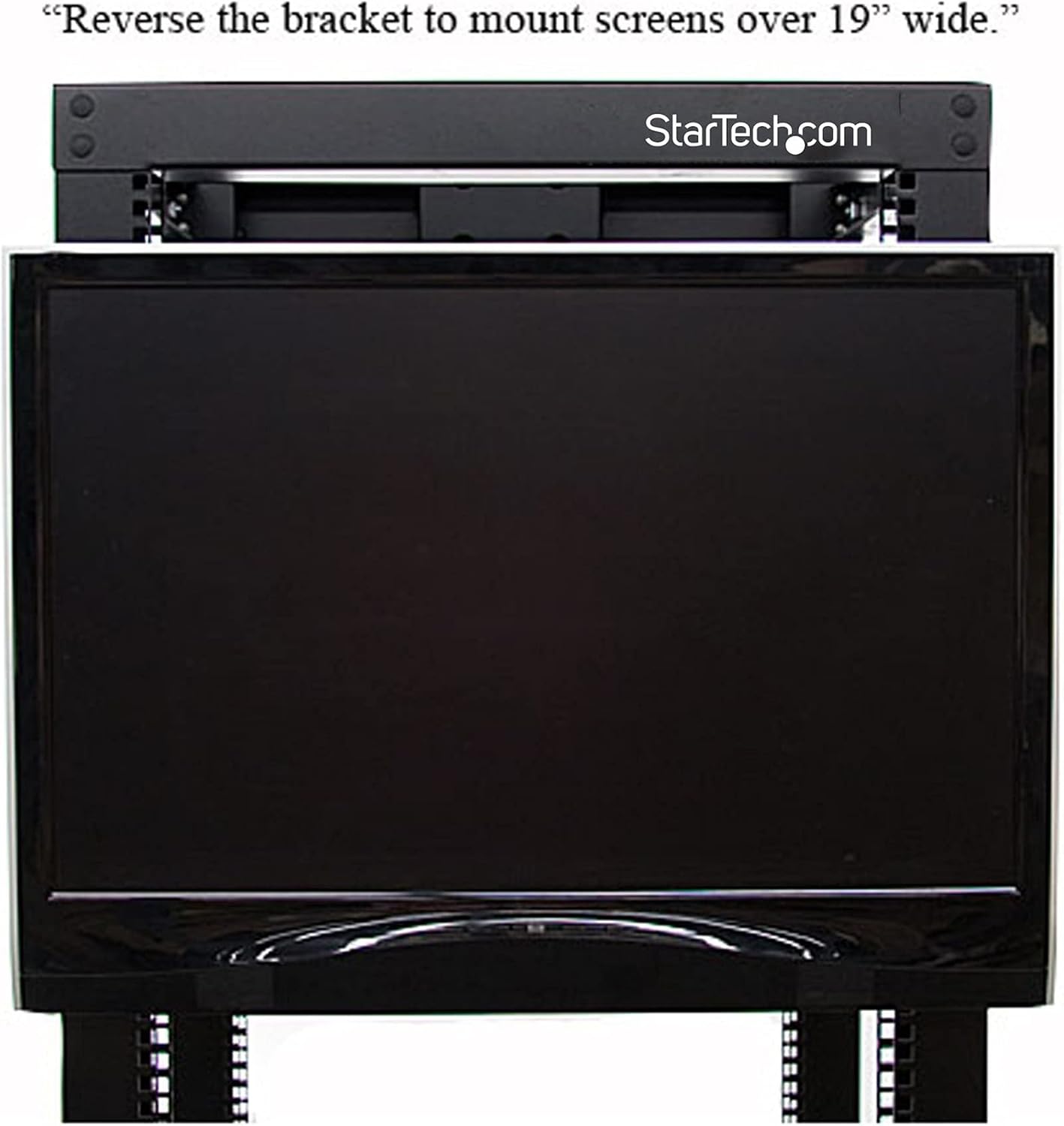 StarTech.com 4U Universal VESA LCD Monitor Mounting Bracket for 19-inch Rack or Cabinet - TAA Compliant