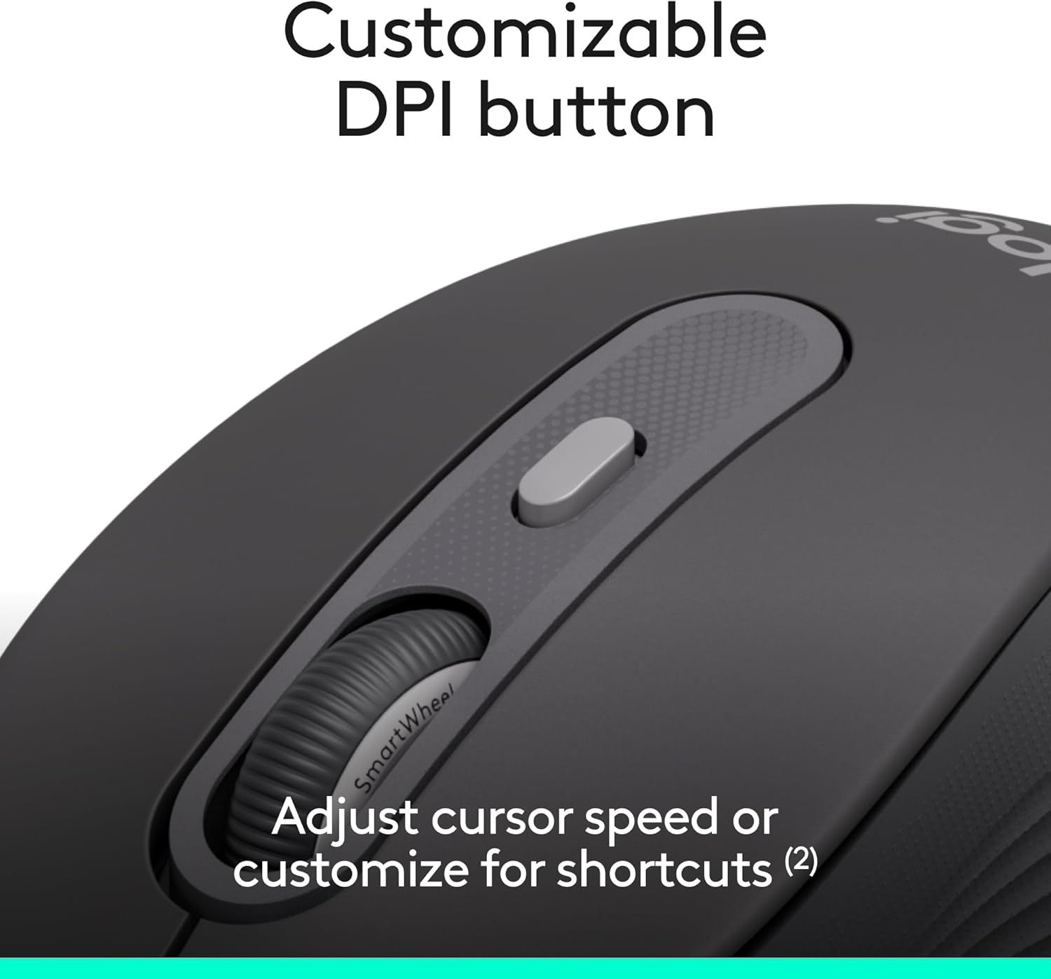 Logitech Signature Wired M520 L for Business, Optical Wired Mouse, USB-C Plug-and-Play