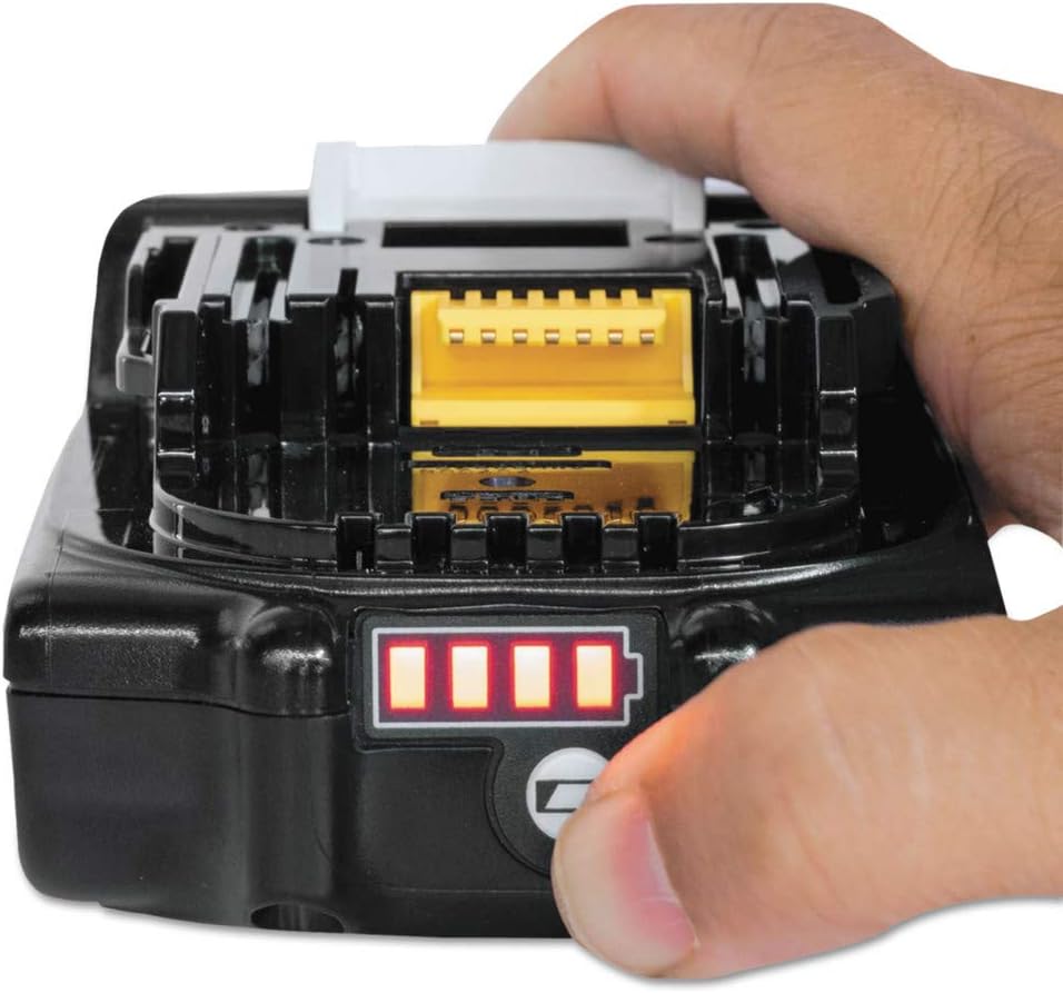 Makita BL1820B 18V Compact Lithium-Ion 2.0Ah Battery, Black 2.0Ah 1-Pack