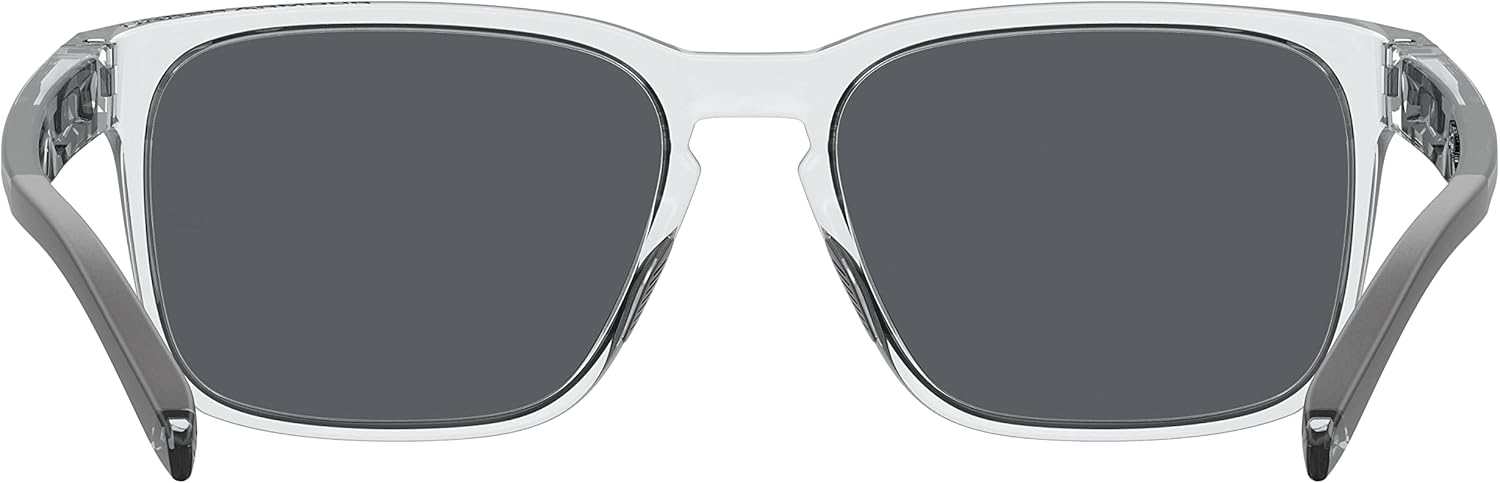 Under Armour Men's Ua Assist 2 Rectangular Sunglasses Crystal/Silver Multilayer 57 Millimeters