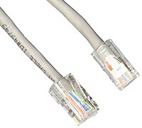Belkin CAT5e Patch Cable - RJ-45 Male - RJ-45 Male - 25ft - Gray