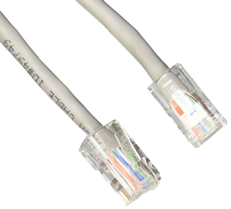 Belkin CAT5e Patch Cable - RJ-45 Male - RJ-45 Male - 25ft - Gray