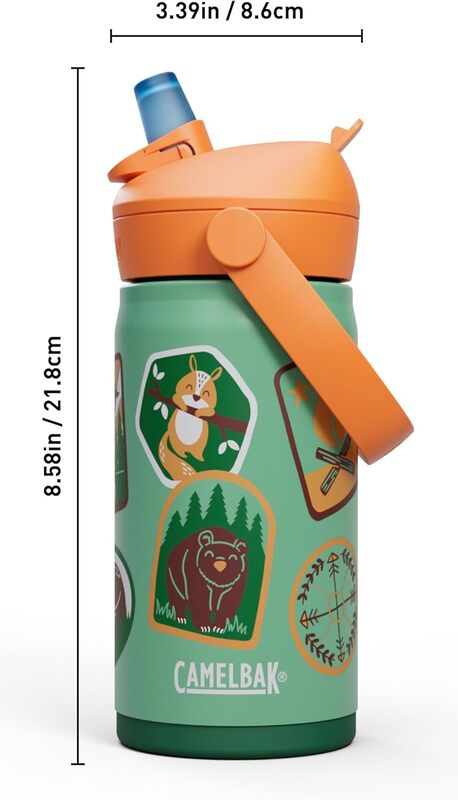 CAMELBAK Thrive Flip Straw Kids Stainless Steel Water Bottle