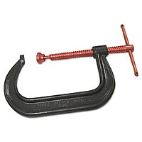 Radnor Model 402P 2" Heavy Duty Drop Forged C Clamp with Plated Screw and Swivel Pad