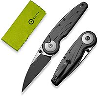 CIVIVI Starflare Pocket Knife, 3.3\" Folding Button Lock