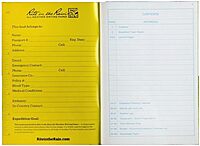 Rite in the Rain Weatherproof Stapled Notebook, 4.625" x 7", Yellow Cover, Expedition Journal (No. 512)