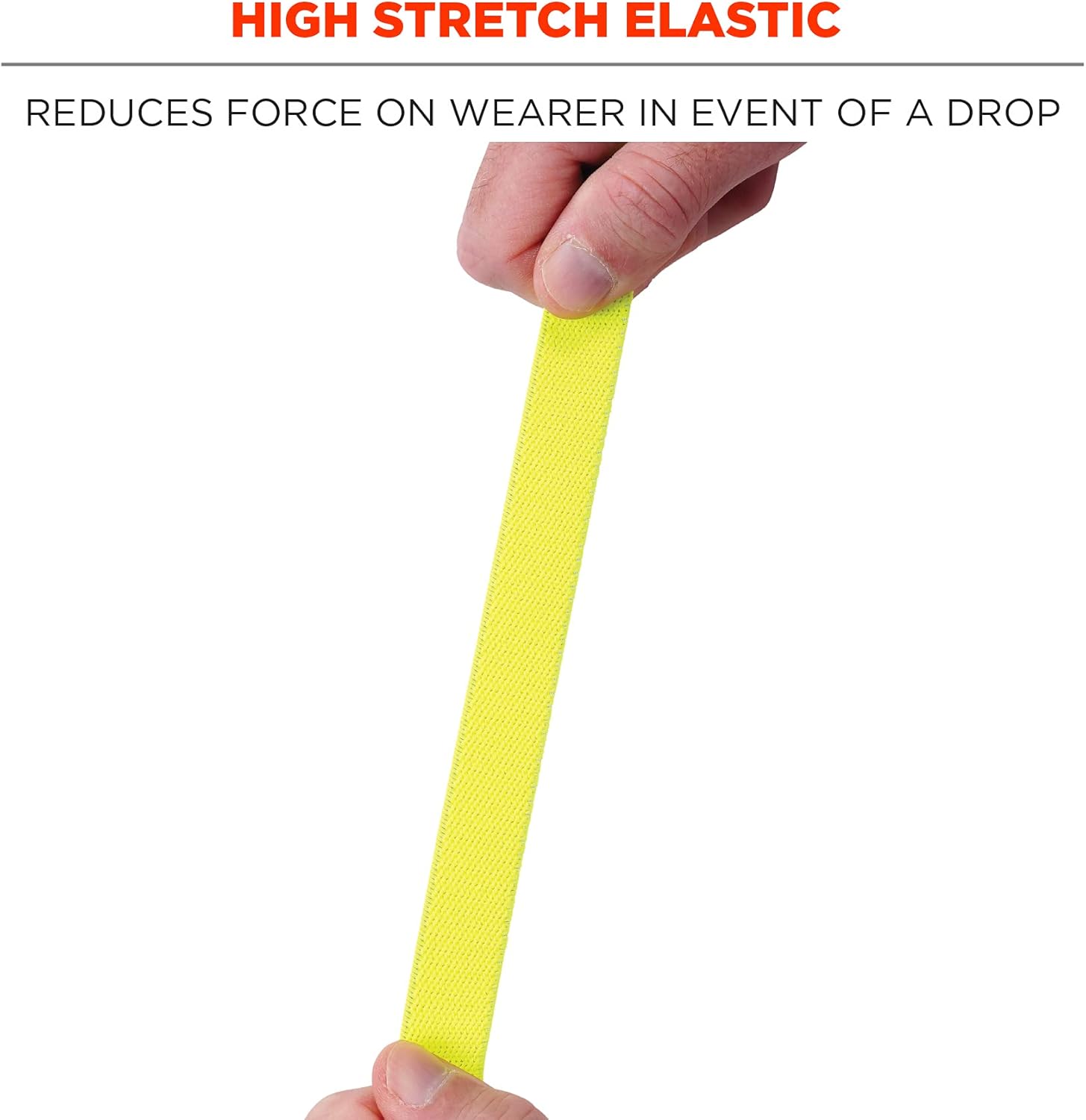 Ergodyne Squids 3155 Lanyard with Clamp End, Easily Attaches to Hard Hat, Tools or Small Valuables
