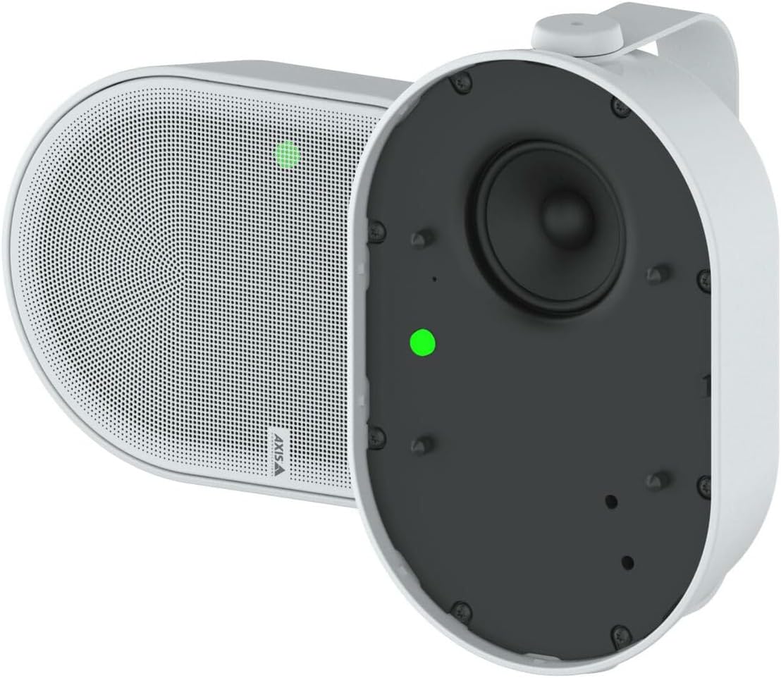 Axis C1111-E IP Speaker for PA System Ethernet, Fast Ethernet, PoE, PoE-Plus White