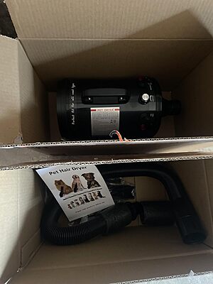 Soplador para Mascotas de 2000W, Secador de Pelo Canino con 4 Boquillas Soplador para Mascotas de 2000W, Secador de Pelo Canino con 4 Boquillas