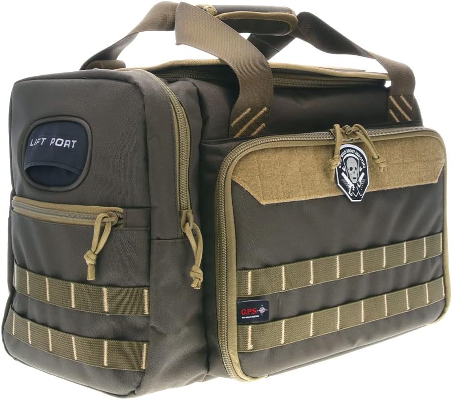 G.P.S. GPS-1512MLBRK Range bag GPS-1512MLBRK Backpack Holds 4 handguns, lockable