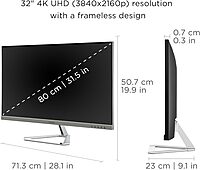ViewSonic VX3276 32-Inch Widescreen Monitor with Ultra-Thin Bezels