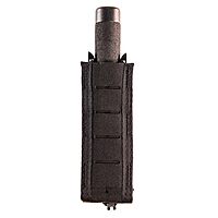 High Speed Gear Duty Extended Pistol/Baton TACO Pouch – Hidden Bungee, MOLLE & Belt Mount – Made in USA