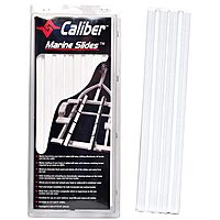 Caliber 23031 Marine Slides - 1-1/2" x 15" White (10-Pack)
